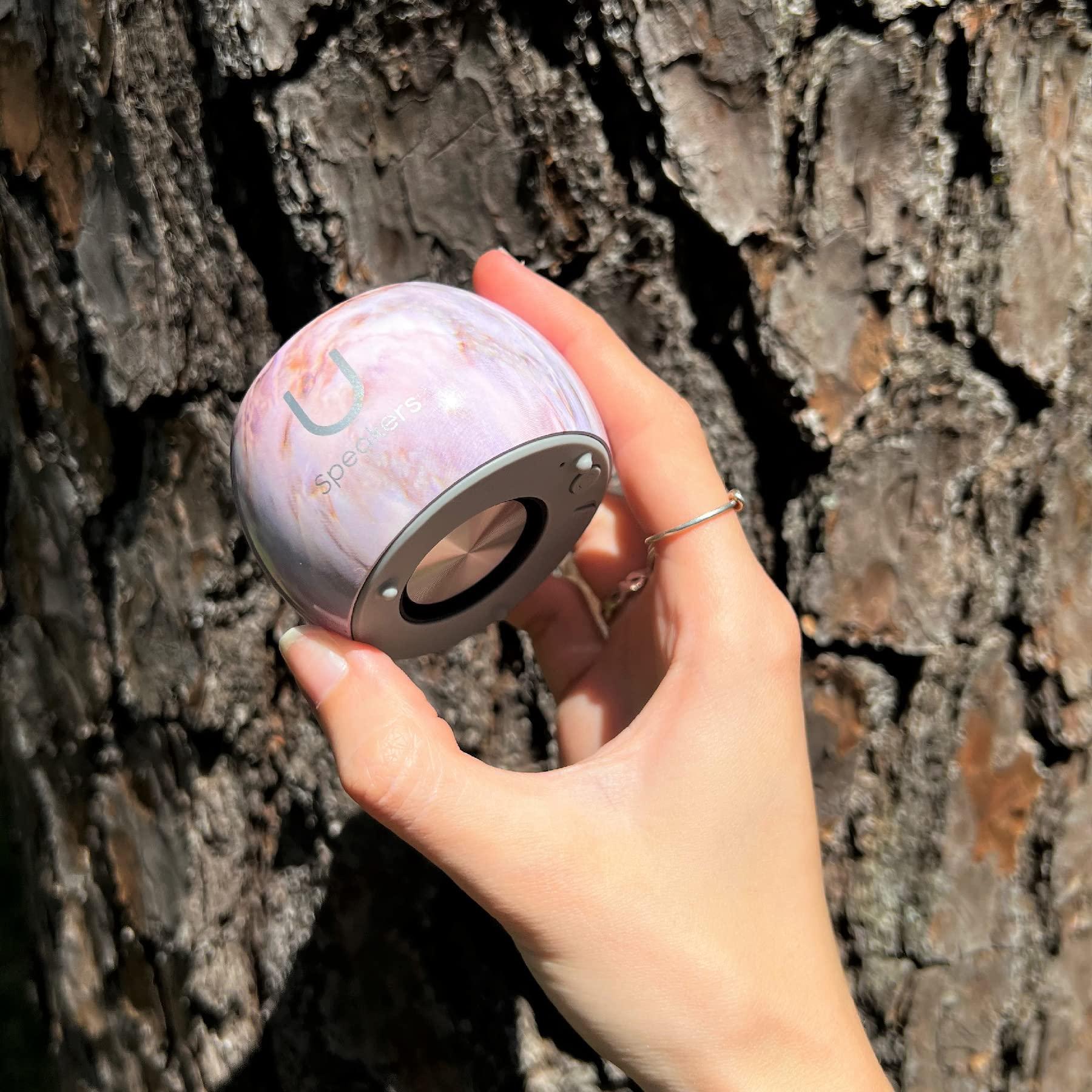 Fashionit Fashionit U Speakers Bluetooth Boost Speaker Travel Home Office Bundle with Black Wireless Mouse X3000 G2, & Coordinating Gel Mouse Pad, for Modern Workspace