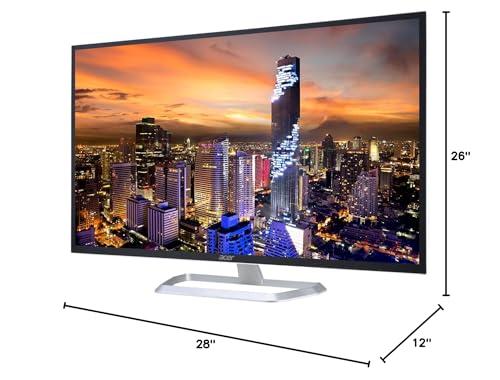 acer acer EB321HQU C 32-inch 1440P Quad HD IPS 60 Hz 4 ms LED Backlit Widescreen LCD Monitor, 2-Pack Bundle with Eye Care, VGA, HDMI, DisplayPort, black