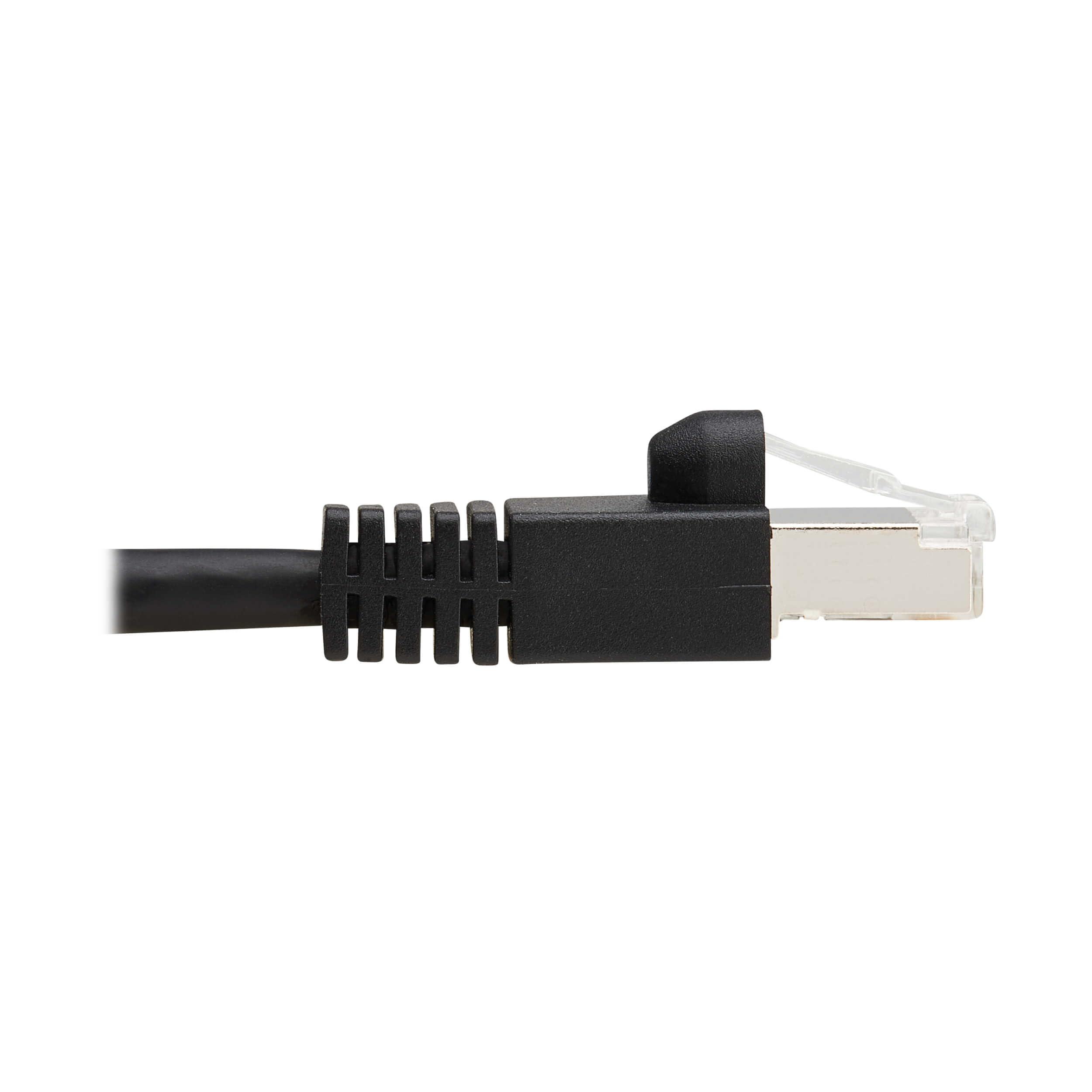 Tripp Lite Tripp Lite Cat8 40G PoE Shielded Ethernet Cable, 10 Feet / 3.1 Meters, Black, High Speed, Power over Ethernet, RJ45, Snagless SSTP, Male-to-Male, Network Patch LAN, (N272-F10-BK)