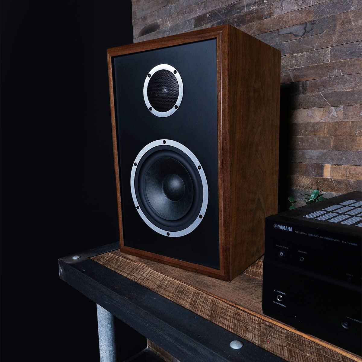 KLH KLH Model Three 2-Way 8-inch Acoustic Suspension Bookshelf Speaker - Each (English Walnut)