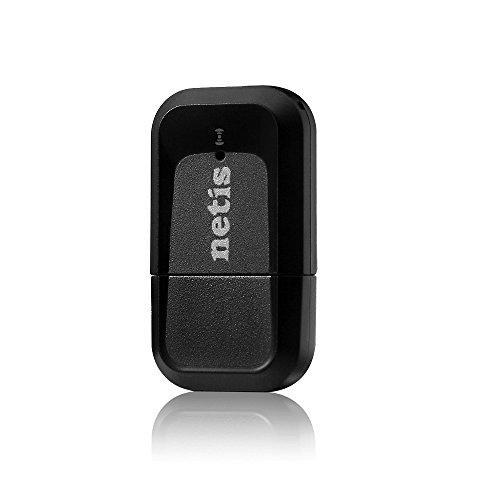Netis Netis WF2123 300 Mbps High-Speed Wireless N300 Mini USB Adapter for Windows, Mac OS, Linux | 2T2R MIMO Technology with 2.4GHz Range, 300 Mbps Nano