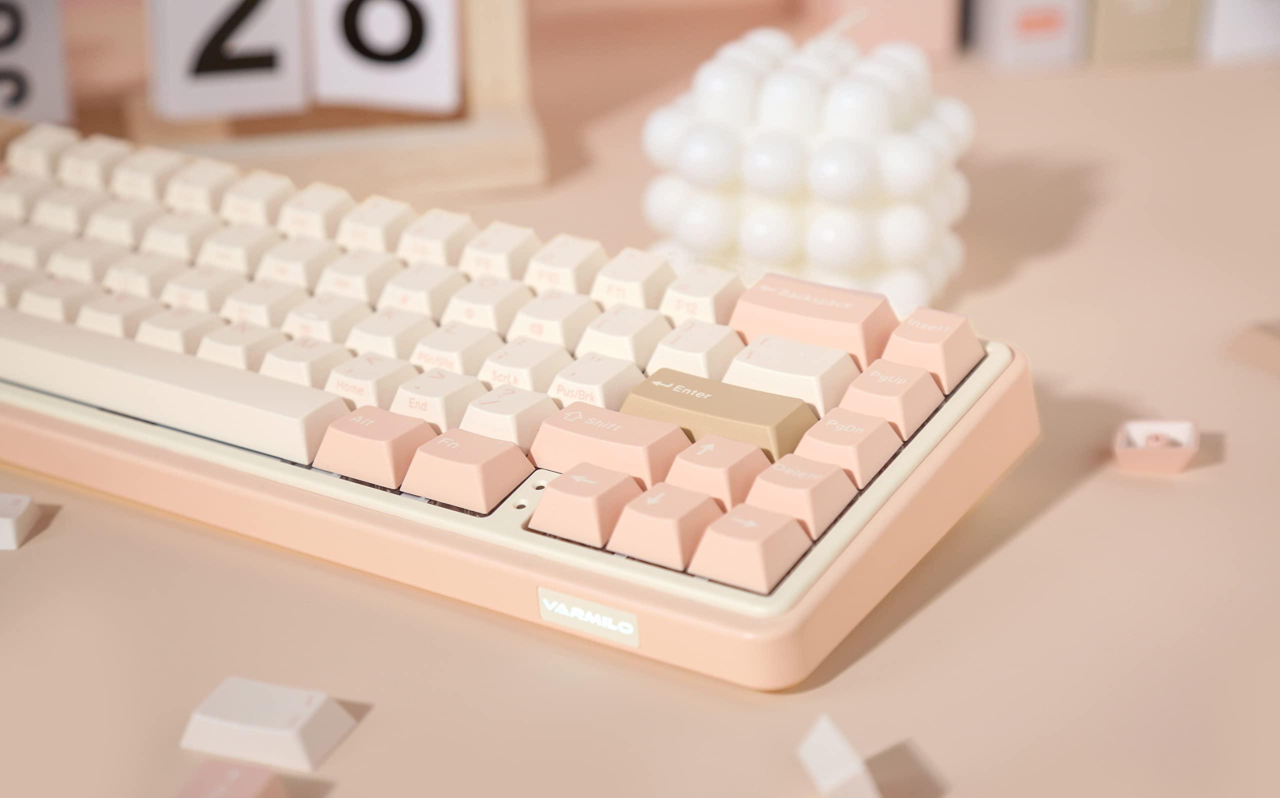 Varmilo Varmilo Minilo VXB67 Graptopetalum Mendozae 65% Bluetooth White LED Mechanical Keyboard Varmilo EC Daisy V2