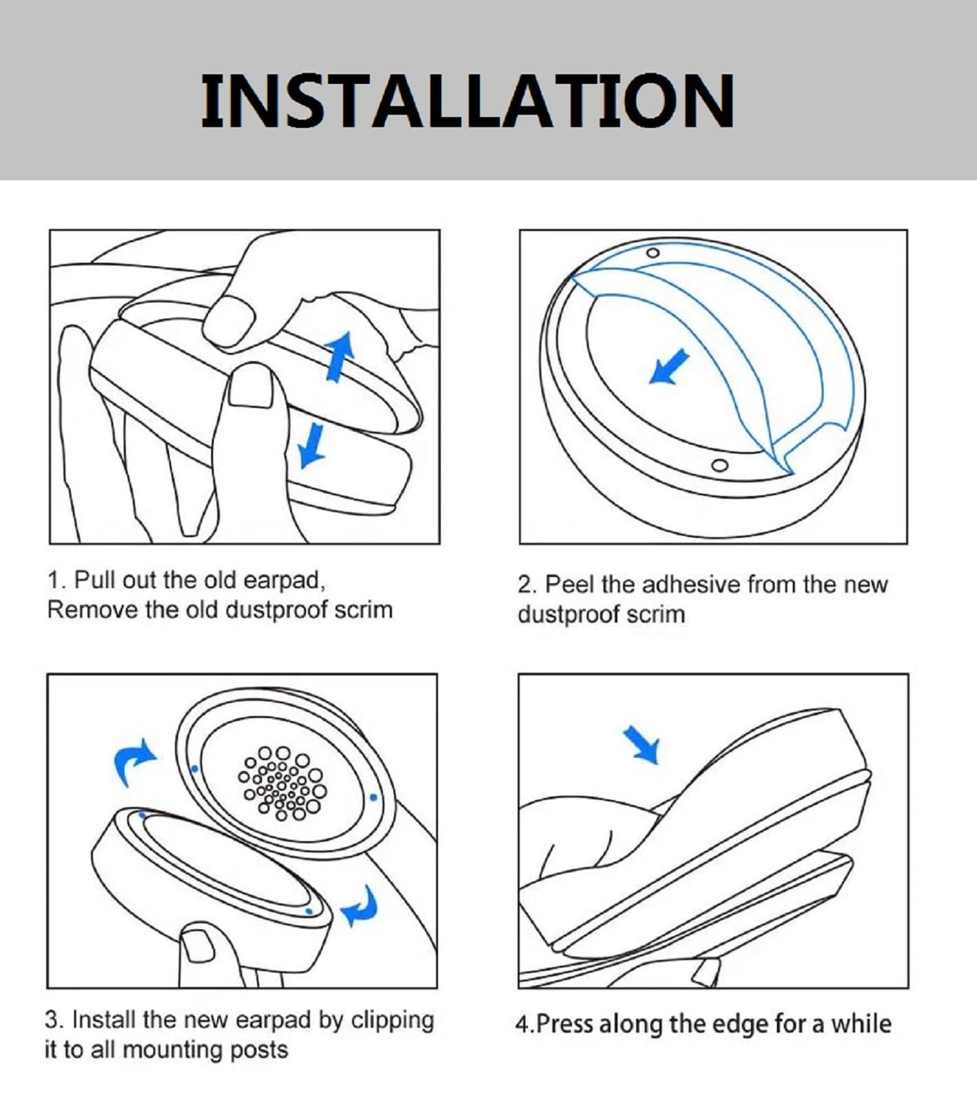 SOVEUG SOVEUG Ear Pads Replacement for Beats Solo 3 - Earpad Cushions Compatible with Beats by Solo3/Solo2 Wireless ON-Ear Headphones (C)