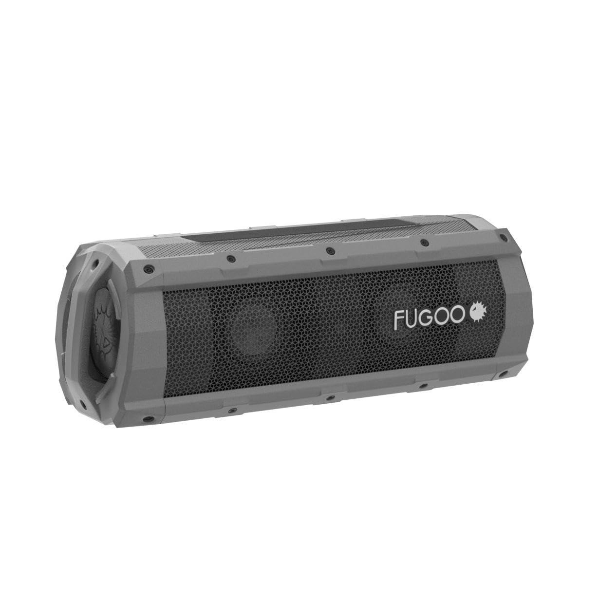 Fugoo Fugoo Element | Portable Bluetooth Speaker, 360 Audio, 60W, IPX7 Rating, Up to 40 Hours Playtime | Floats on Water | Built-in Mic Siri/Google Now