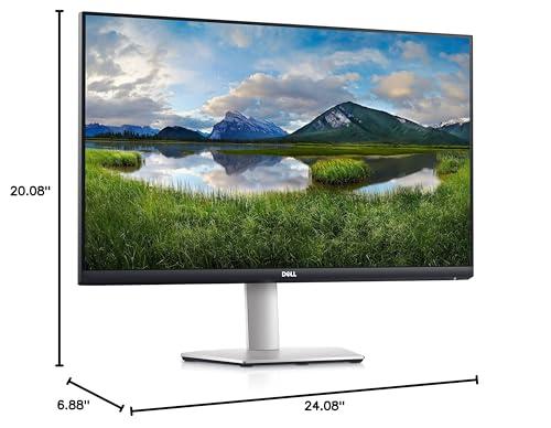 Dell Dell S2721QS Monitor 27 Inch, 4K UHD (3840 x 2160) IPS Display, Ultra-Thin Bezel, AMD FreeSync, HDMI, DisplayPort, VESA Certified - Silver