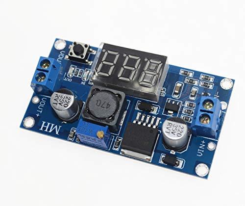 Stayhome365 Stayhome LM2596 LM2596S Power Module + LED Voltmeter DC-DC Adjustable Step-Down Power Supply Module with Digital Display