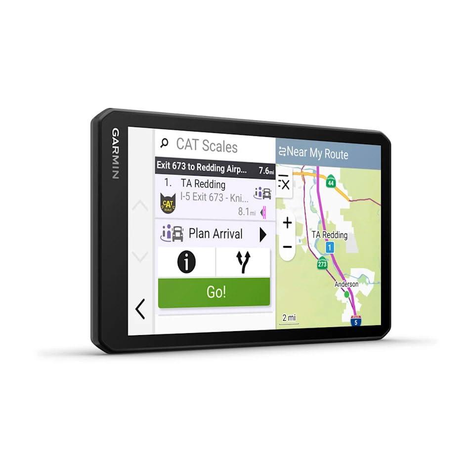 Garmin Garmin Dezl OTR720 GPS Truck Navigator 7" Large Display Touchscreen, Commercial GPS Navigation for Semi-Truck Driver Bundle with 32GB SD Memory Card + LCD Cleaning Kit + More Accessories