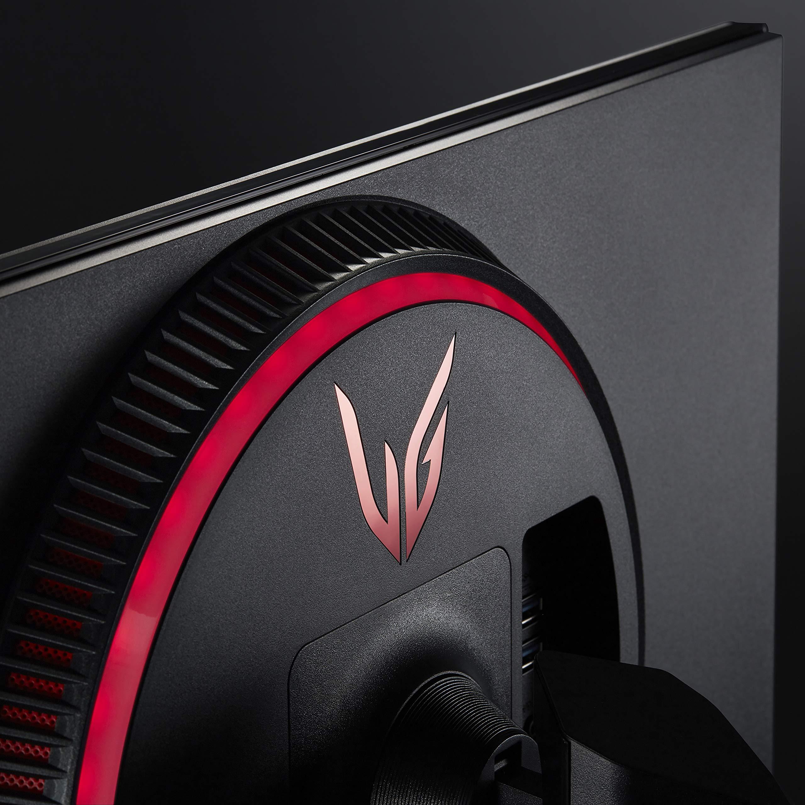 LG LG 27GN950-B UltraGear Gaming Monitor 27 UHD (3840 x 2160) Nano IPS Display, 1ms Response Time, 144Hz Refresh Rate, G-SYNC Compatibility, AMD FreeSync Premium Pro, Tilt/Height/Pivot Adjustable Stand