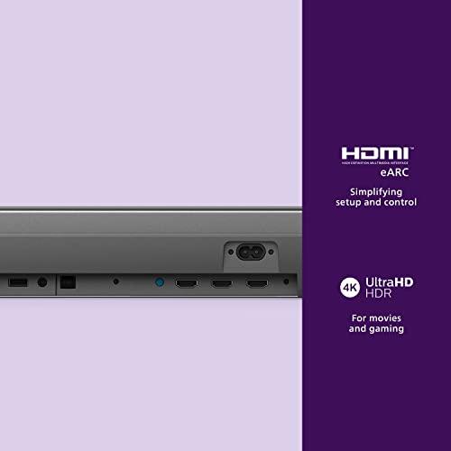 PHILIPS PHILIPS B8905 Soundbar 3.1.2 with Wireless Subwoofer, Dolby Atmos, Compatible with DTS Play-Fi, Connects with Amazon Echo Devices and Voice Assistants, AirPlay 2 and BT Support, TAB8905