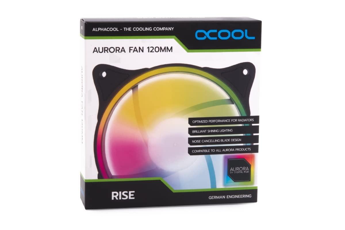 Alphacool Alphacool Rise Aurora 120mm Fan, Digital RGB