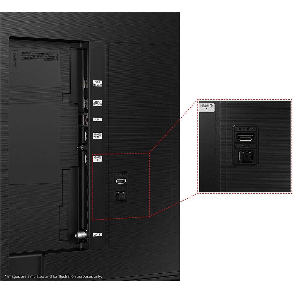 SAMSUNG Samsung UN50AU8000FXZA 50 Inch UHD 4K Crystal UHD Smart LED TV Bundle with Premium 1 YR CPS Enhanced Protection Pack