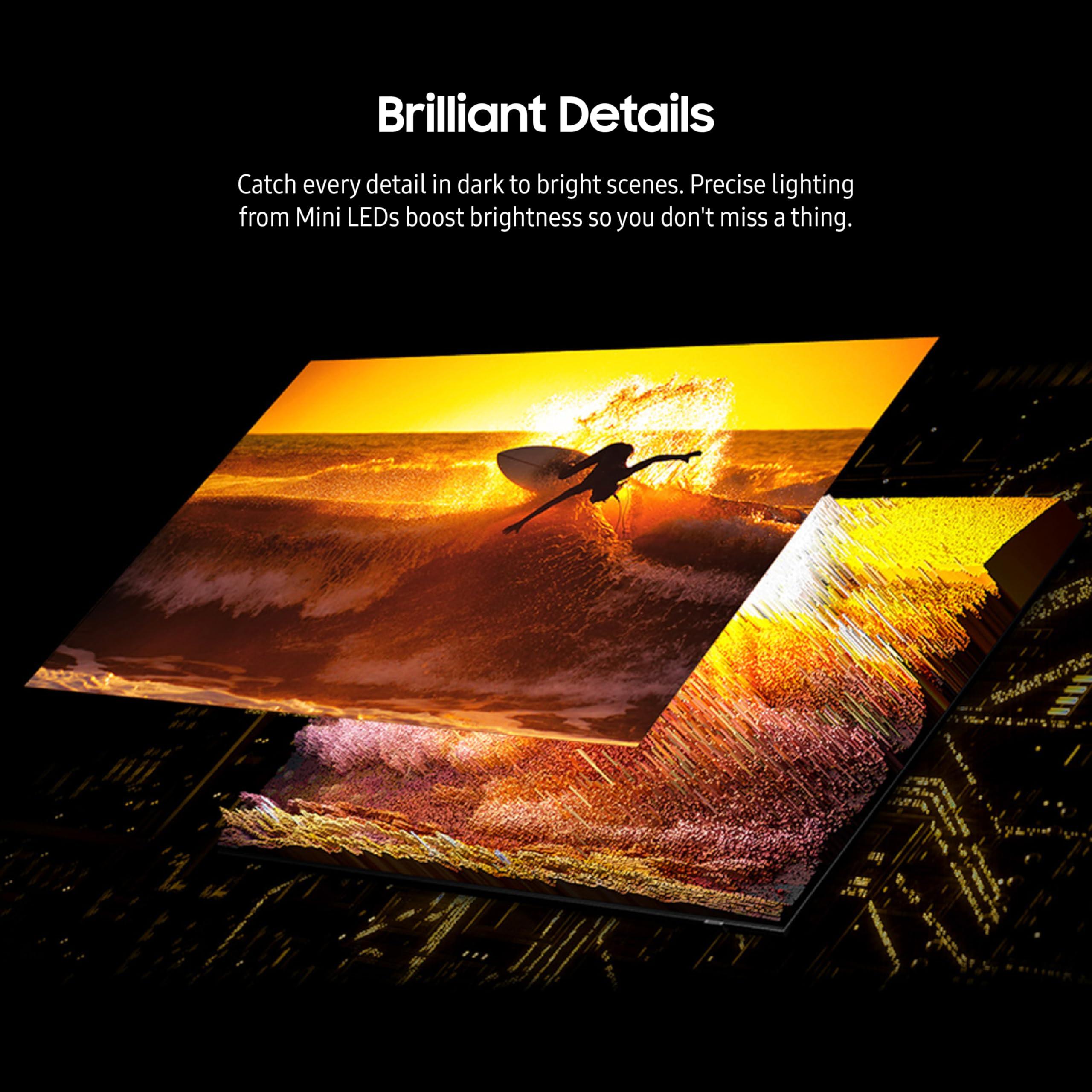 Samsung Samsung 55-Inch Class Neo QLED 4K QN90D Series Mini LED, Neo Quantum HDR+ Smart TV w/Dolby Atmos, Object Tracking Sound+, Motion Xcelerator, Real Depth Enhancer Pro, Alexa Built-in (QN55QN90D, 2024)