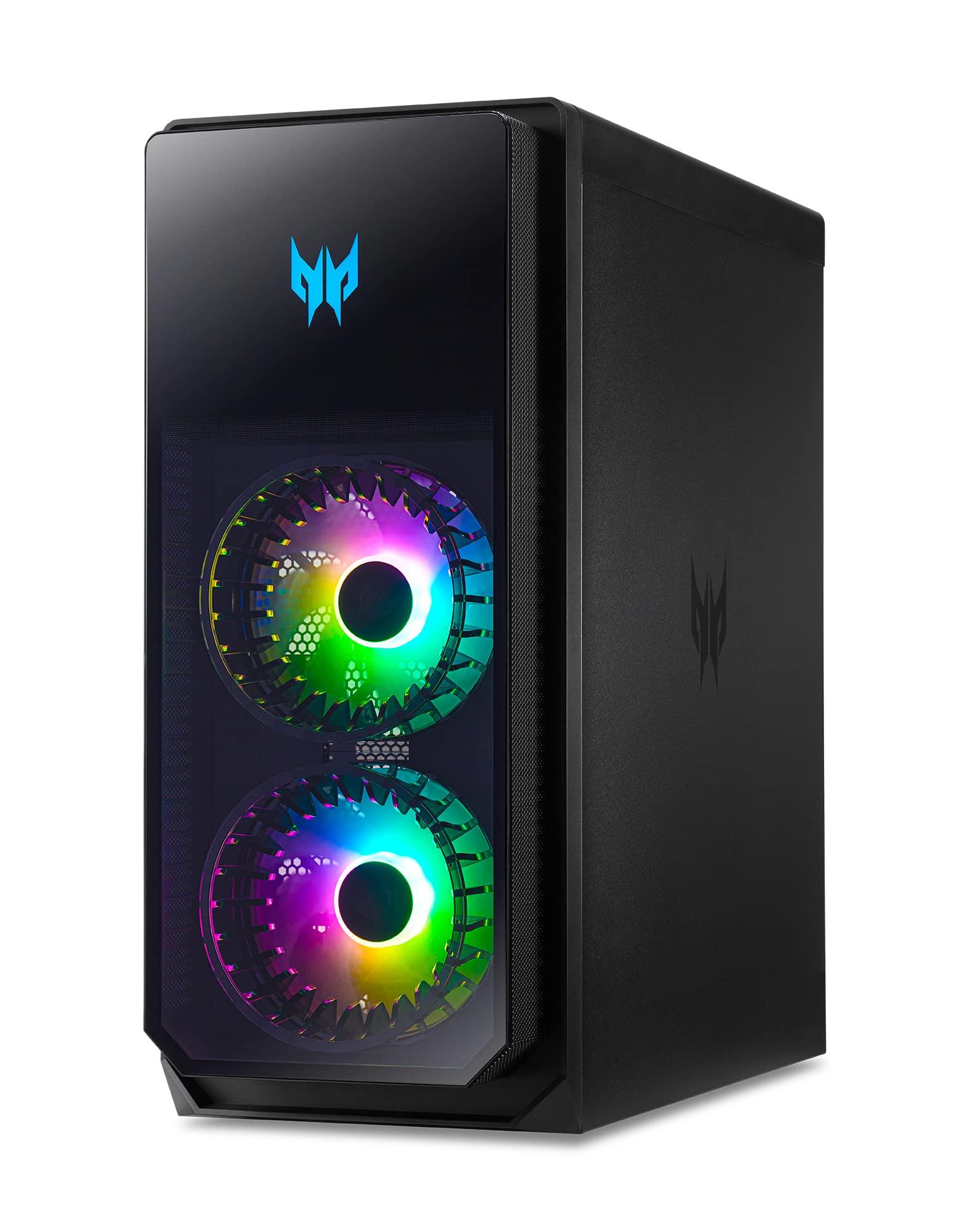 acer Acer Predator Orion 5000 PO5-640-UR11 Gaming Desktop | 12th Gen Intel Core i7-12700F 12-Core | NVIDIA GeForce RTX 3080 | 16GB DDR5 | 1TB PCIe Gen4 SSD | 2TB HDD | Intel Wi-Fi 6E | RGB Keyboard & Mouse