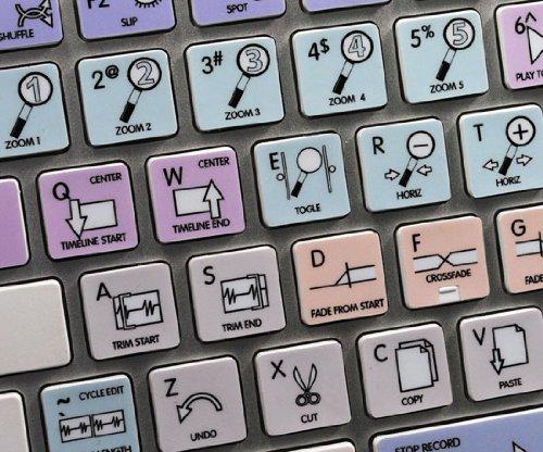 4Keyboard AVID PRO Tools Galaxy Series Keyboard Sticker Works with Apple