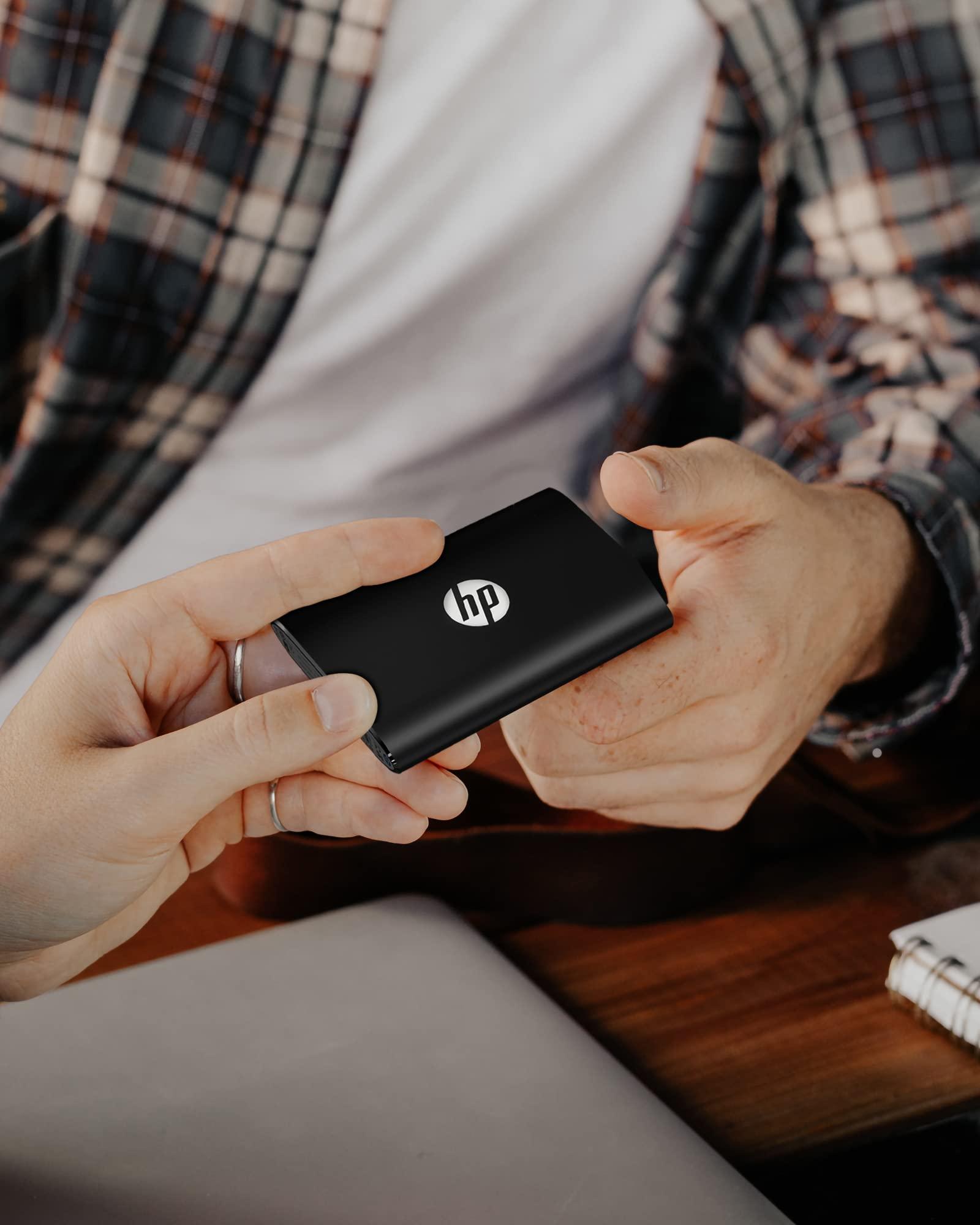 HP HP P500 500GB USB-C External Solid State Drive USB 3.2 Gen 1 Type C SSD Up to 420MB/s SSD External Hard Drive Laptop Storage - 7NL53AA#ABC