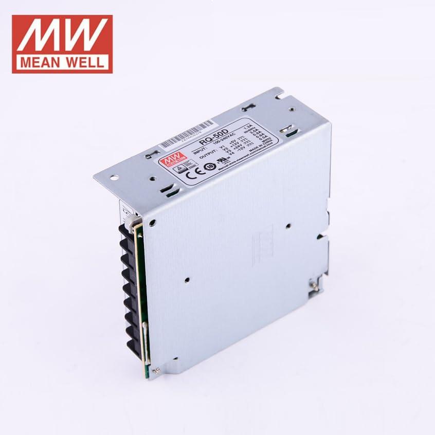MEAN MELL Mean Well RQ-50D 53.4W Quad Output Switching Power Supply RQ-50 5V/3A 12V/0.9A 24V/0.9A -12V/0.5A