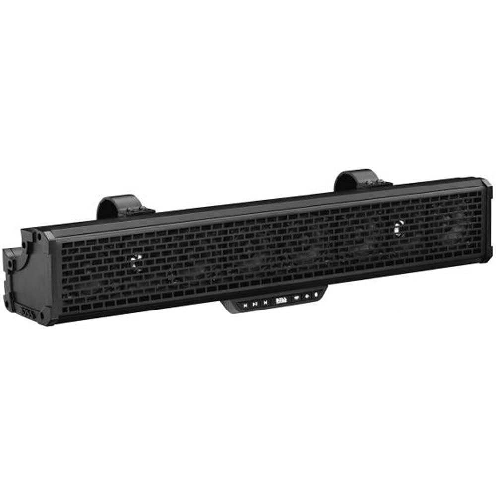 BOSS Audio Systems BOSS Audio Systems BRT27A ATV UTV Sound Bar System - 27 Inch Wide, IPX5 Rated Weatherproof, Bluetooth, Amplified, 3 Inch Speakers
