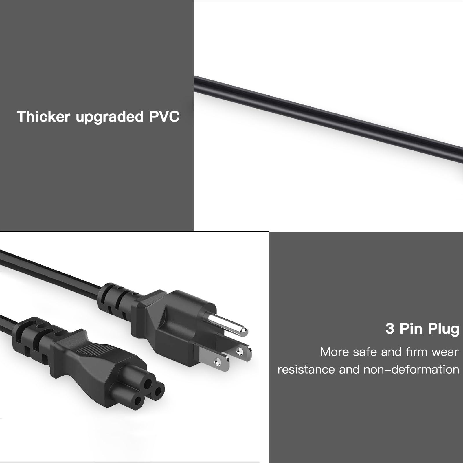 SiKER New Slim HP 65W USB C Laptop Charger Replacement for HP Spectre x360,Chromebook,Elitebook x360,Envy,Elite x2 Travel Type C Power Cord Supply