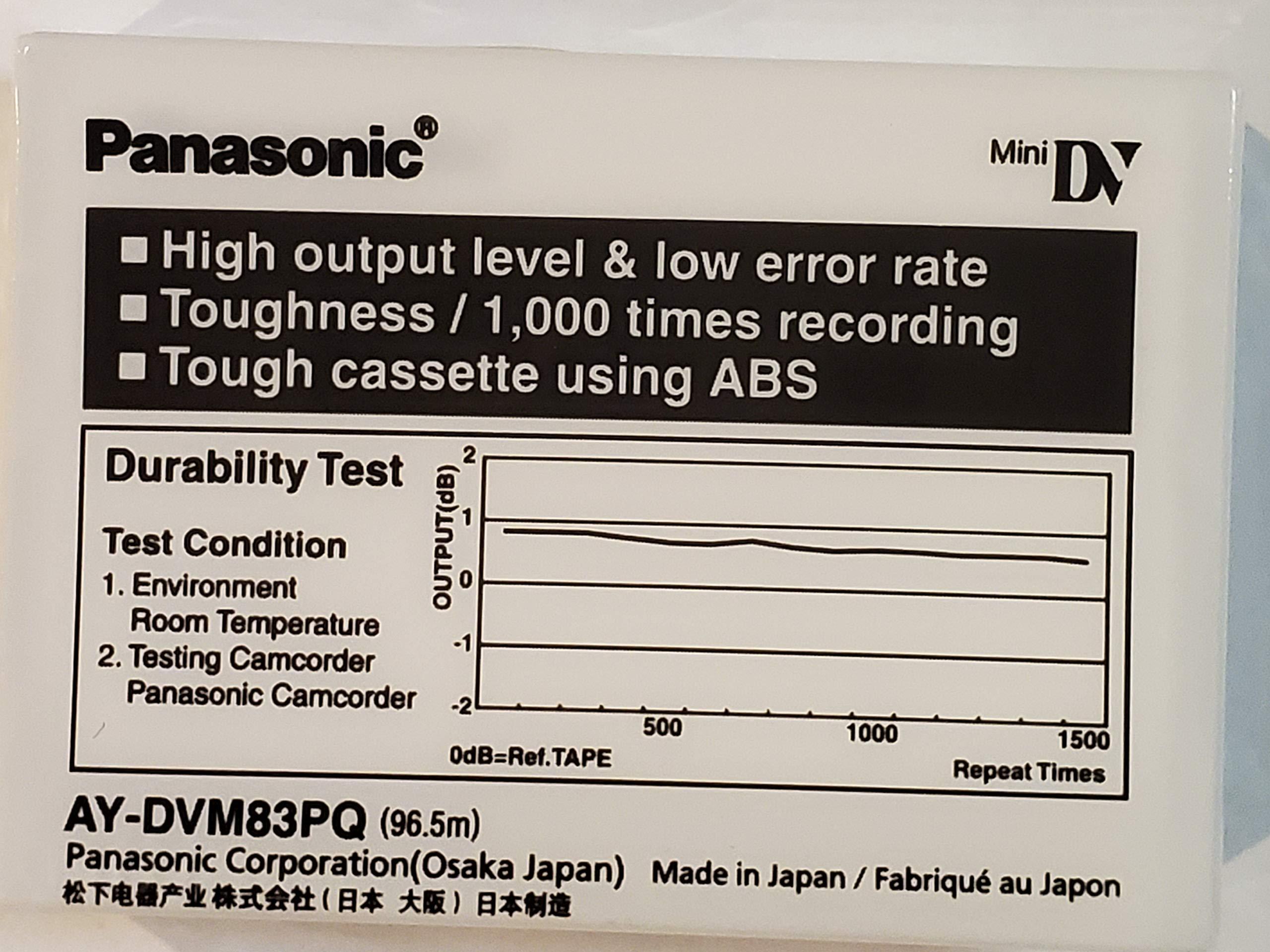 Panasonic Panasonic AY-DVM83PQ Professional Mini DV Tape 83min