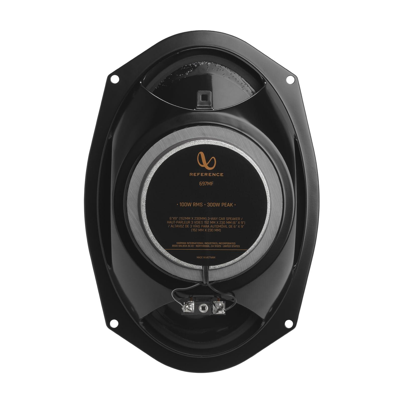 Infinity Infinity Reference 697MF - 6\" x 9 Three-Way Car Speaker, 100W RMS, 300W Peak, Sensitivity (@ 2.83V): 94dB, Frequency Response: 46Hz 30kHz, Impedance: 3.0 ohms