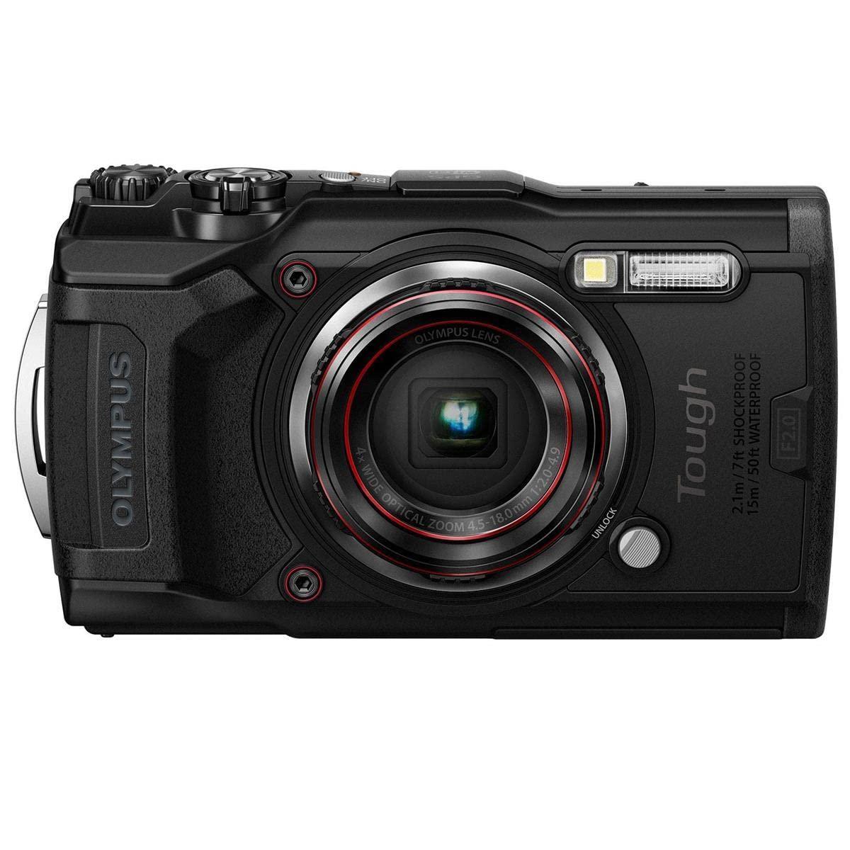 Olympus Olympus Tough TG-6 Waterproof Camera, Black