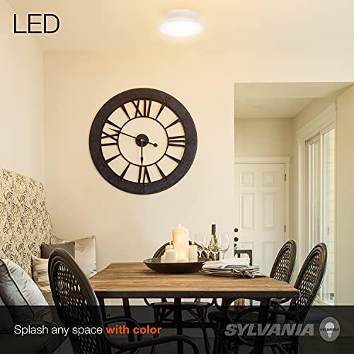 LEDVANCE SYLVANIA Ultra LED Ceiling Light Bulb, 60W Equivalent, Efficient 9W, 700 Lumens, Frosted, Non-Dimmable, 2700K, Soft White - 1 Pack (75080)