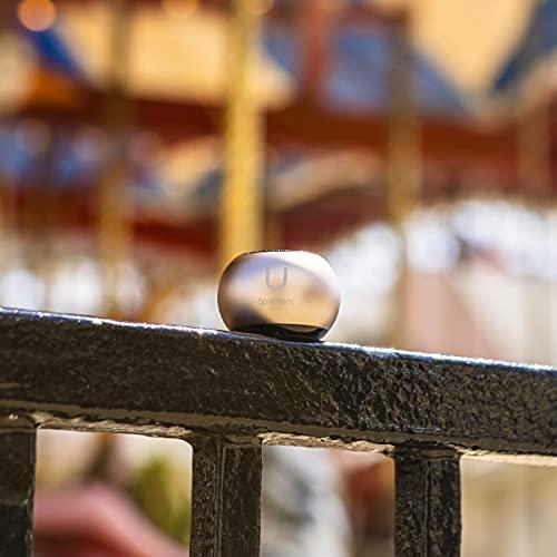 Fashionit Fashionit U Mini Speaker | Stylish Portable Wireless Bluetooth 5.0 with Built-in Mic & Remote Shutter | Perfect Mini Speaker for Home, Parties, Activities! Small Device, Rich Sound | Gold