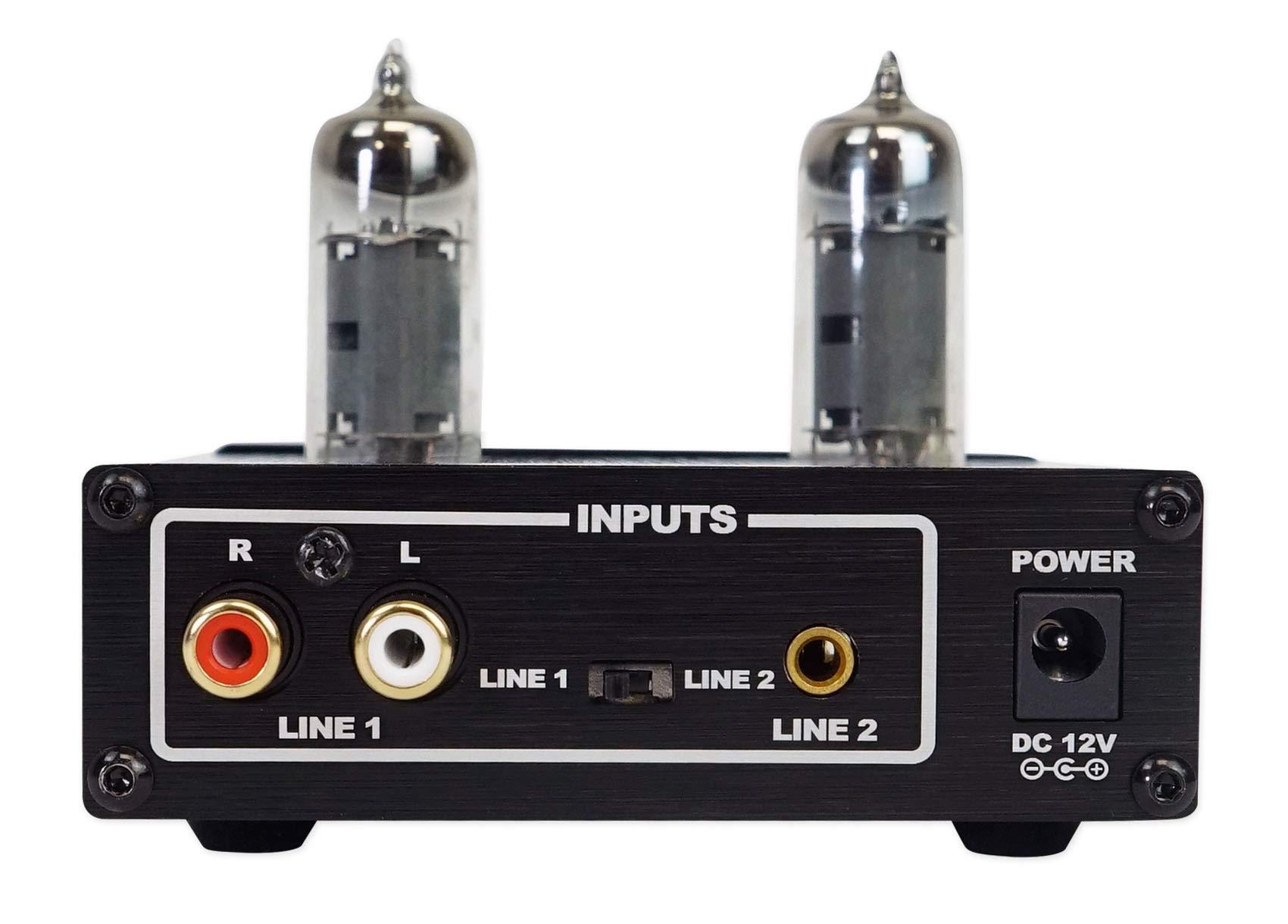 Rockville Rockville TubeHead Tube Headphone Amplifier Amp / 6K4 Tubes / 16-300 Ohms/180mW, Black