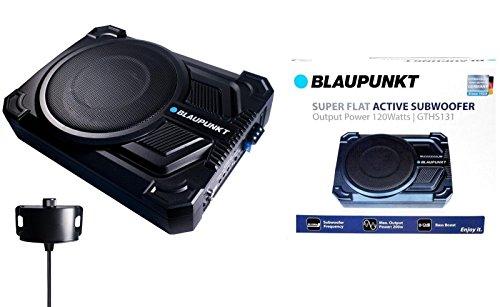 BLAUPUNKT Blaupunkt GTHS131 GTHS131 Super-Flat 200-Watt-Max Active Subwoofer, Black