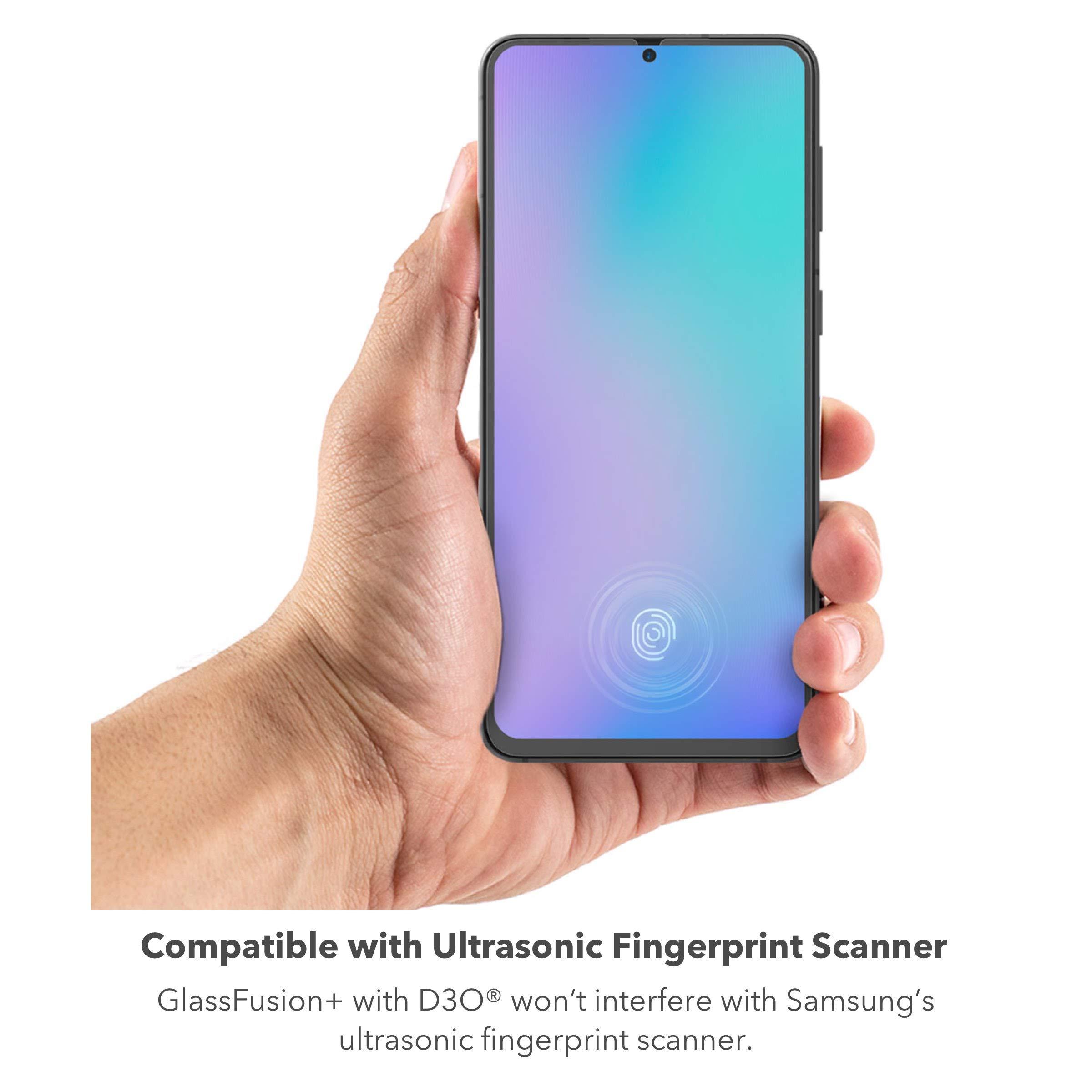 ZAGG ZAGG InvisibleShield GlassFusion+ with D3O - Hybrid Glass with D3O - Made for Samsung GS21 (6.2") - Case Friendly