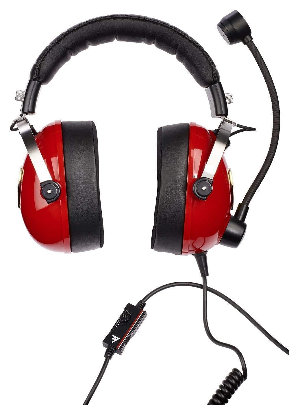 THRUSTMASTER T.Racing Scuderia Ferrari Edition  The multiplatform Gaming Headset Inspired by The Ferrari Scuderias Real paddocks,4060105