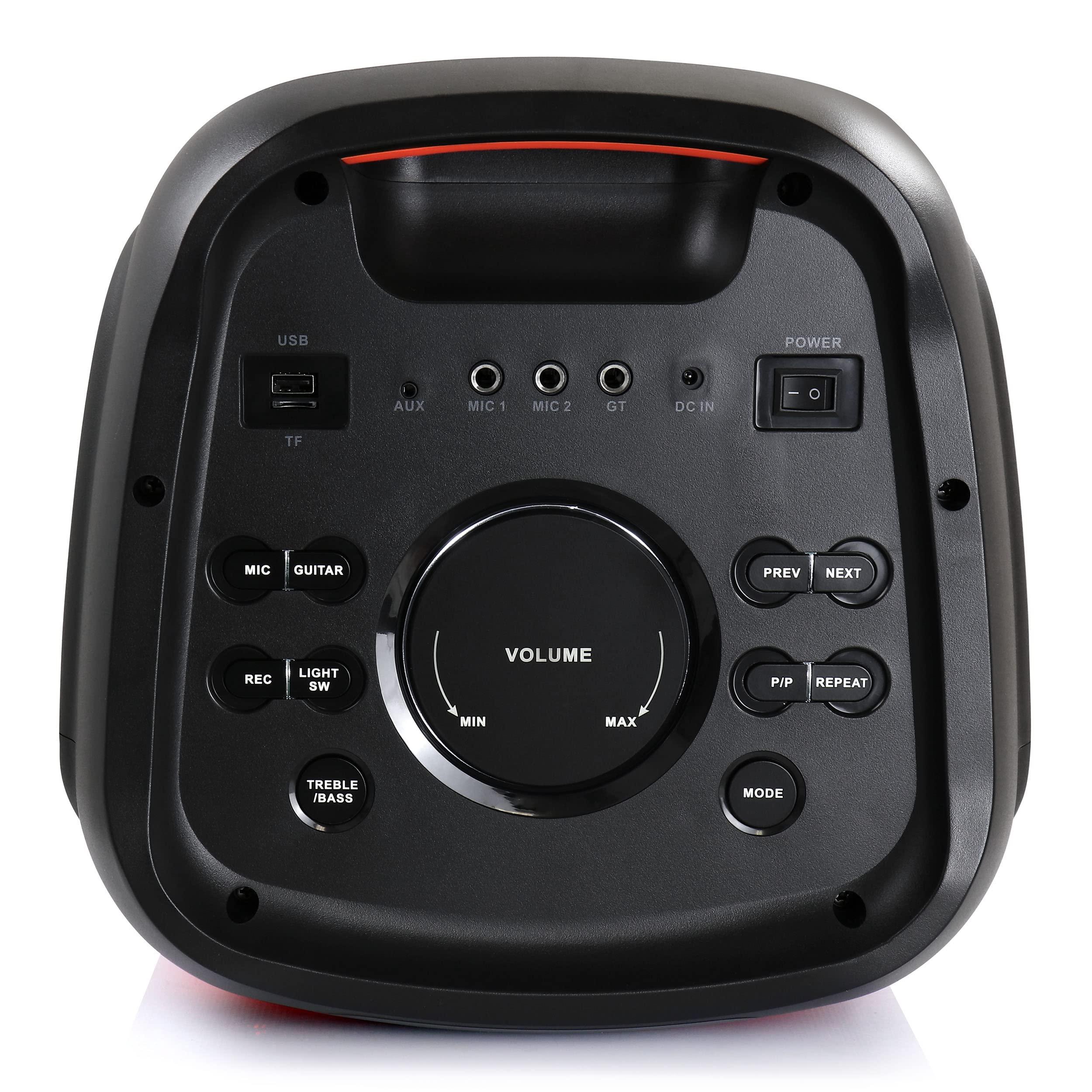 beFree Sound beFree Sound 2 x 8 Wireless Rechargeable Bluetooth Party Speaker with LED Illuminating Lights