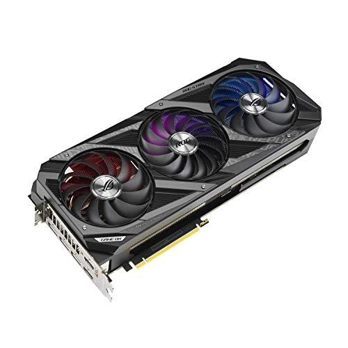ASUS ASUS ROG STRIX NVIDIA GeForce RTX 3090 Gaming Graphics Card- PCIe 4.0, 24GB GDDR6X, HDMI 2.1, DisplayPort 1.4a, Axial-Tech Fan Design, 2.9-Slot
