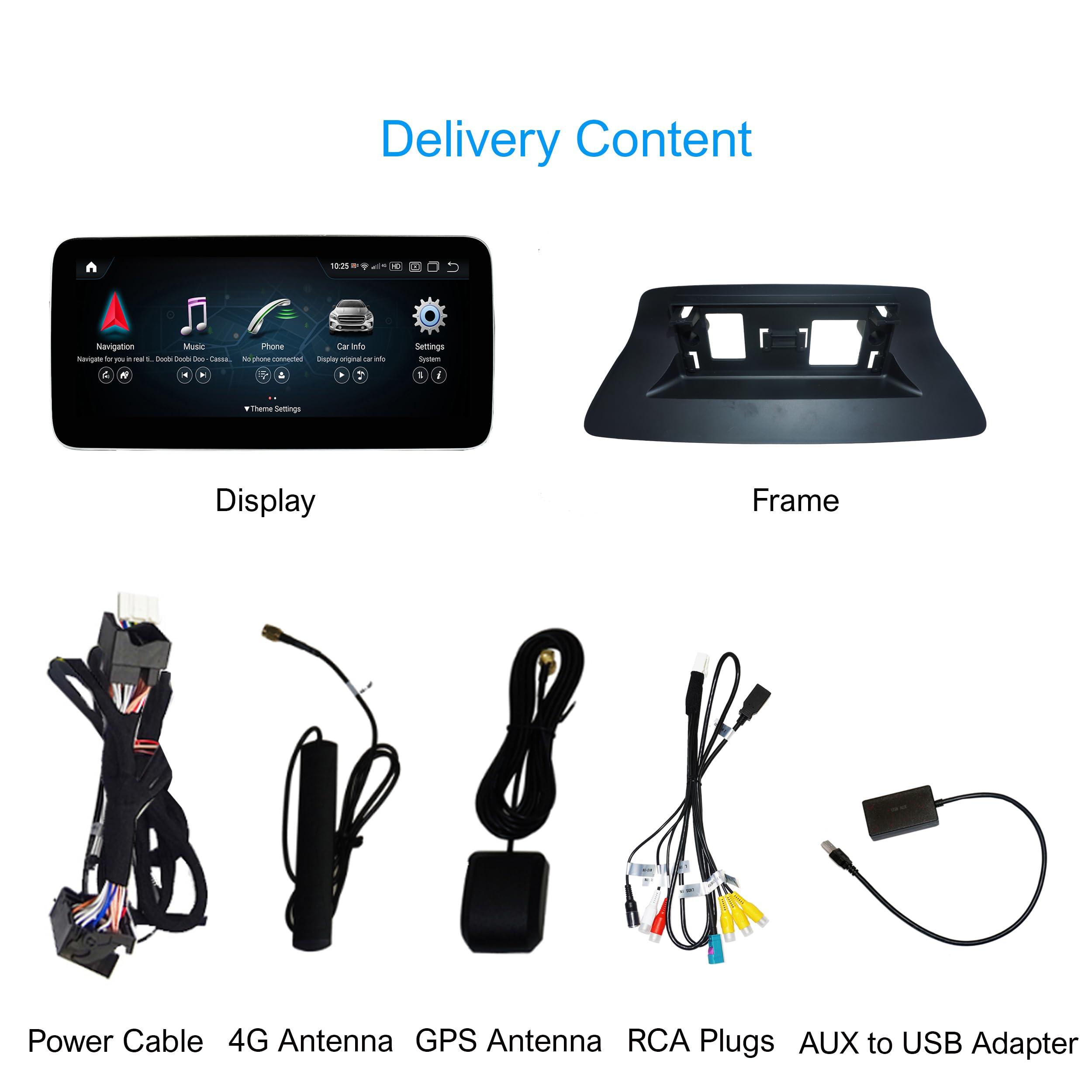 TAFFIO Compatible with: Mercedes CLS W218 NTG5x 12\" Touchscreen Android GPS Navigation Carplay