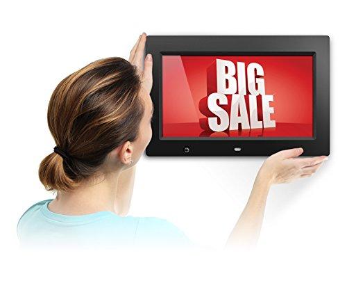 Aluratek Aluratek ADMSF310F 10-Inch Digital Photo Frame with Energy Efficient Motion Sensor 4GB Built in Memory (Black)
