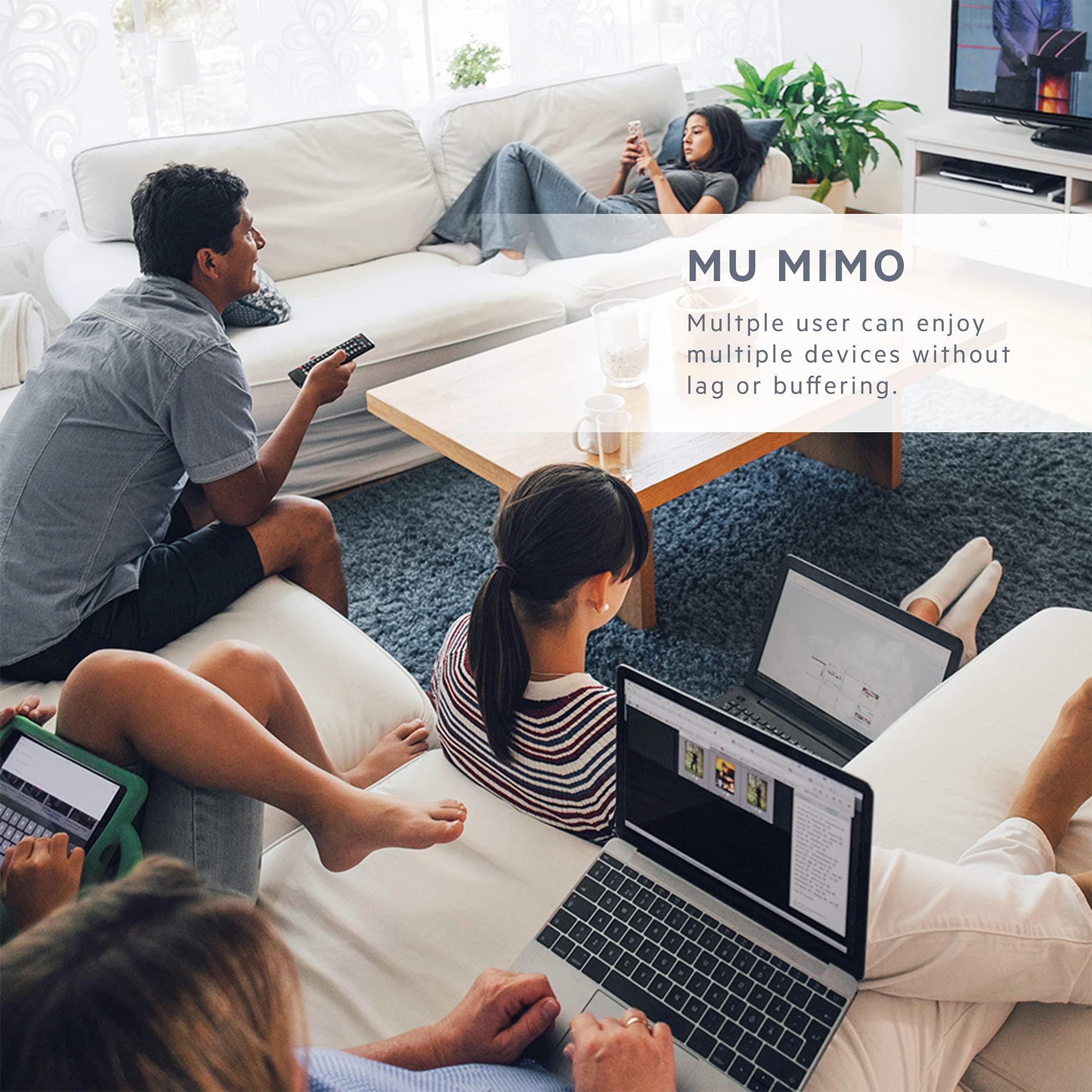 Linksys Linksys WiFi Extender, WiFi 6 Range Booster, Dual-Band Booster, Internet Repeater, 2,000 Sq. ft Coverage, Speeds up to (AX1800) 1.8Gbps - RE7310