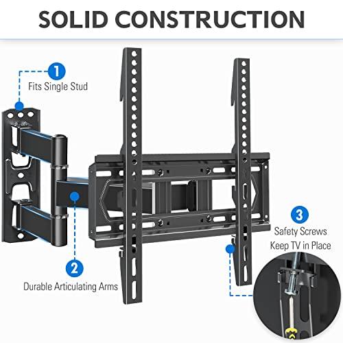 MOUNTUP MOUNTUP Tilting TV Wall Mount and Single Stud TV Wall Mount Bundle
