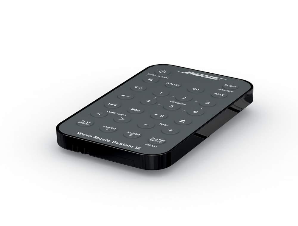 Bose Bose Wave Music System IV - Espresso Black - for Holiday Family Entertainment - CD/MP3 CD Player, Advanced AM/FM Tuner, Dual Alarm, Remote Control, 2.4m AC Power Cable, 4.5" Inches Tall (Renewed)