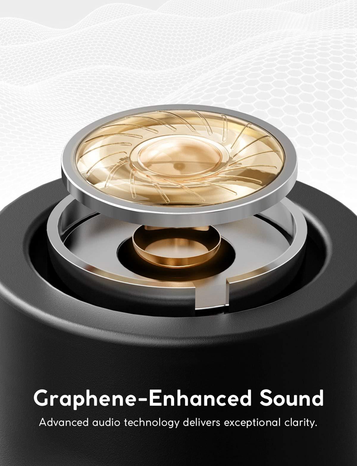 Zolo True Wireless Headphones, ZOLO Liberty [Upgraded] 8-Hour Playtime (100 Hours with Charging Case), Bluetooth 5 Bluetooth Earbuds with Graphene Driver Technology, IPX5 Sweatproof, Handsfree Stereo Calls