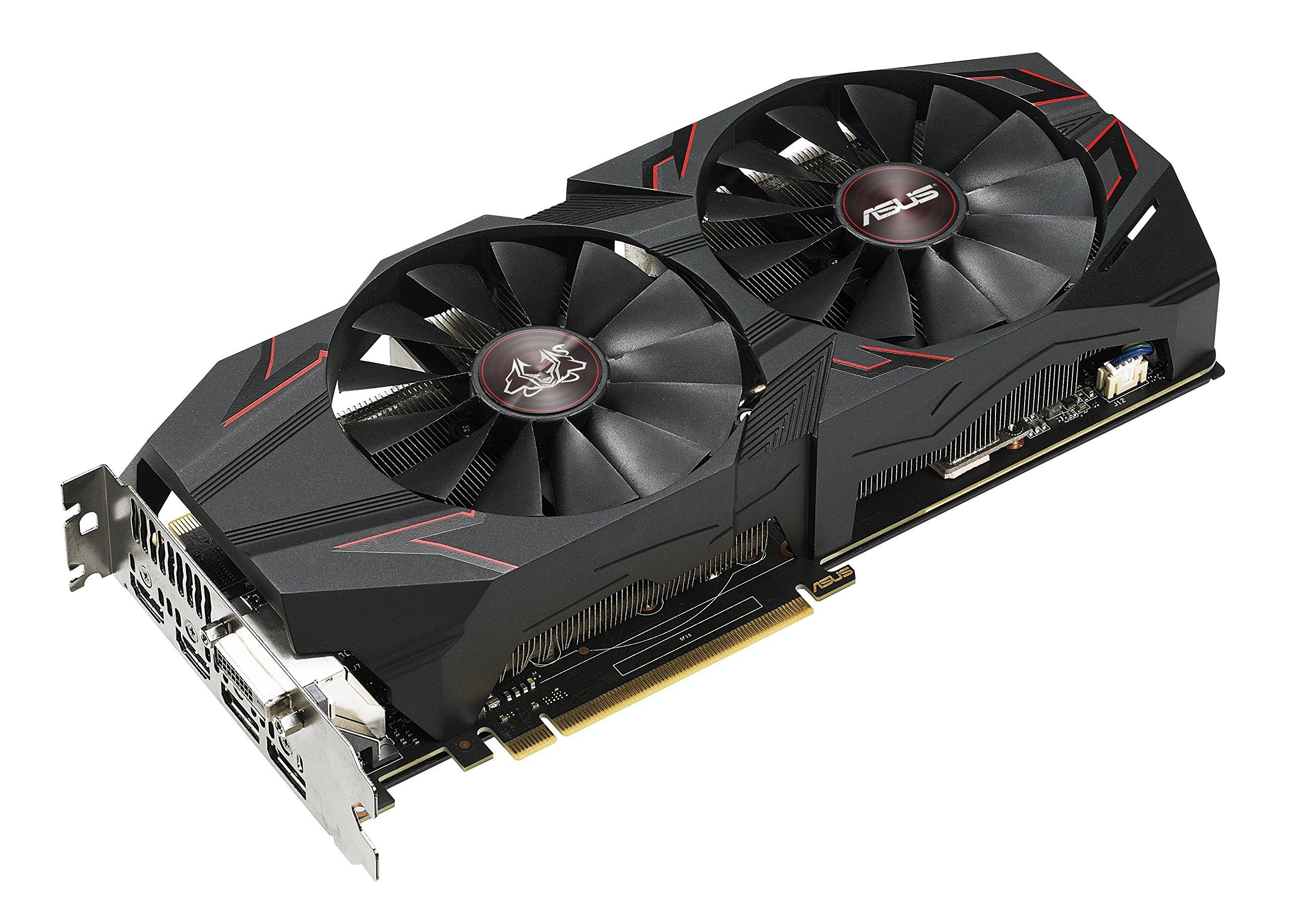 ASUS ASUS Cerberus GeForce GTX 1070 Ti 8GB GDDR5 Advanced Edition VR Ready DP HDMI DVI Gaming Graphics Card (CERBERUS-GTX1070TI-A8G)