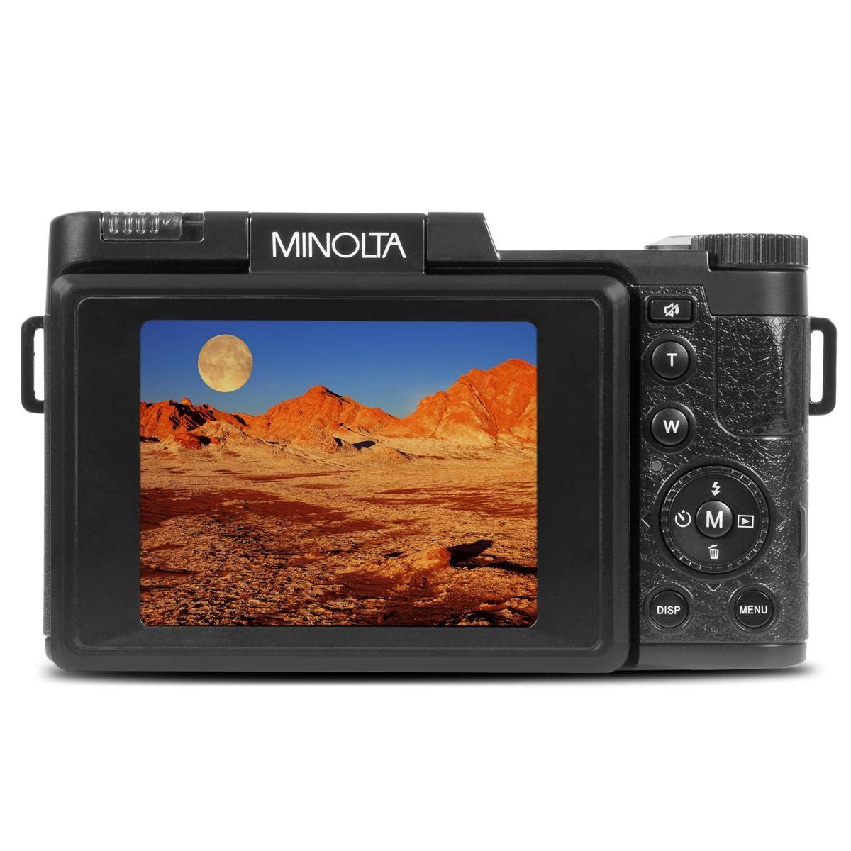 Minolta Minolta MND30 30 MP / 2.7K Ultra HD Digital Camera (Black)