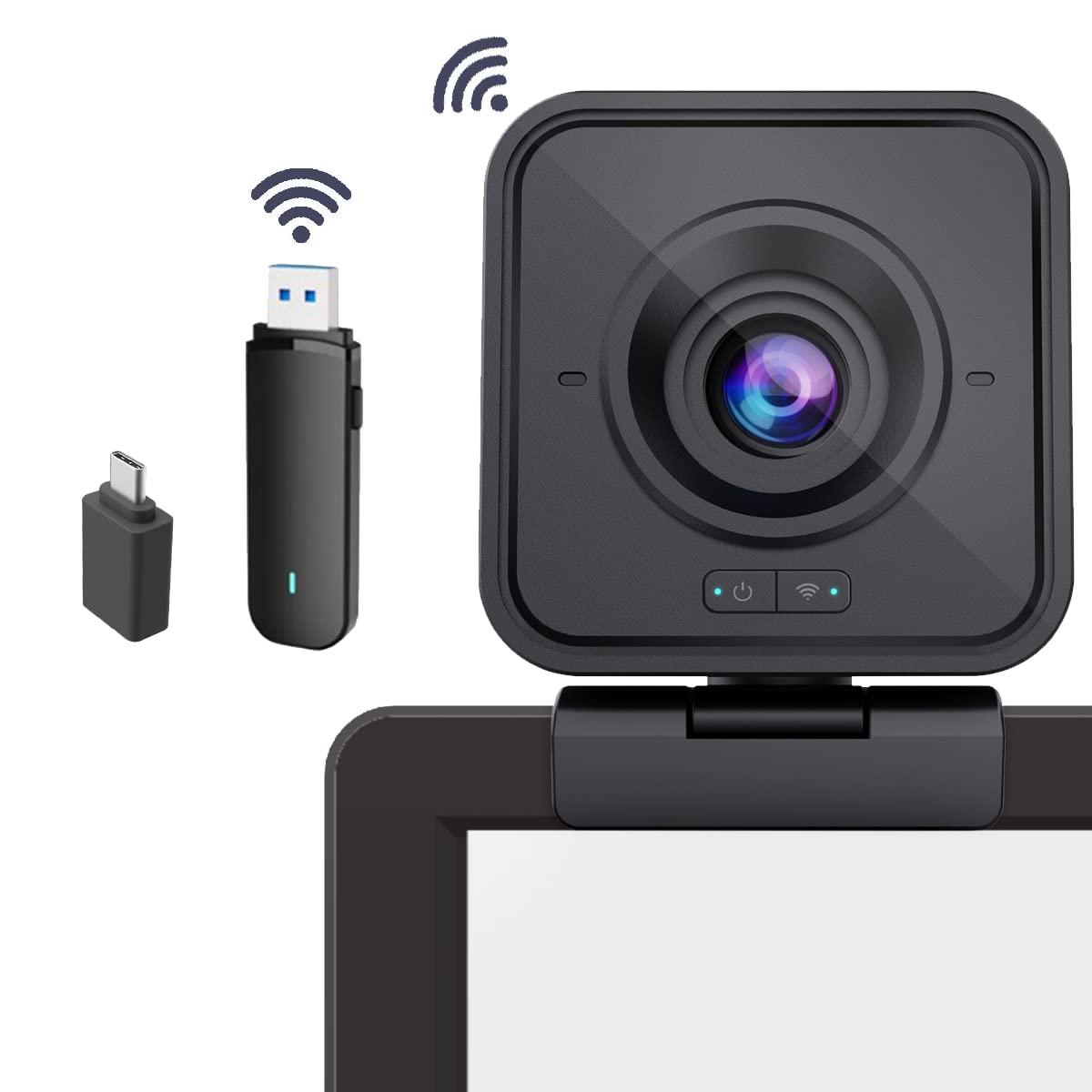Project Telecom Project Telecom 1080p Wireless Webcam with Microphone USB PC Camera for Laptop & Desktop Full HD Streaming Web Camera for Video Calls, Zoom, Remote Meetings Plug & Play USB Web Cam