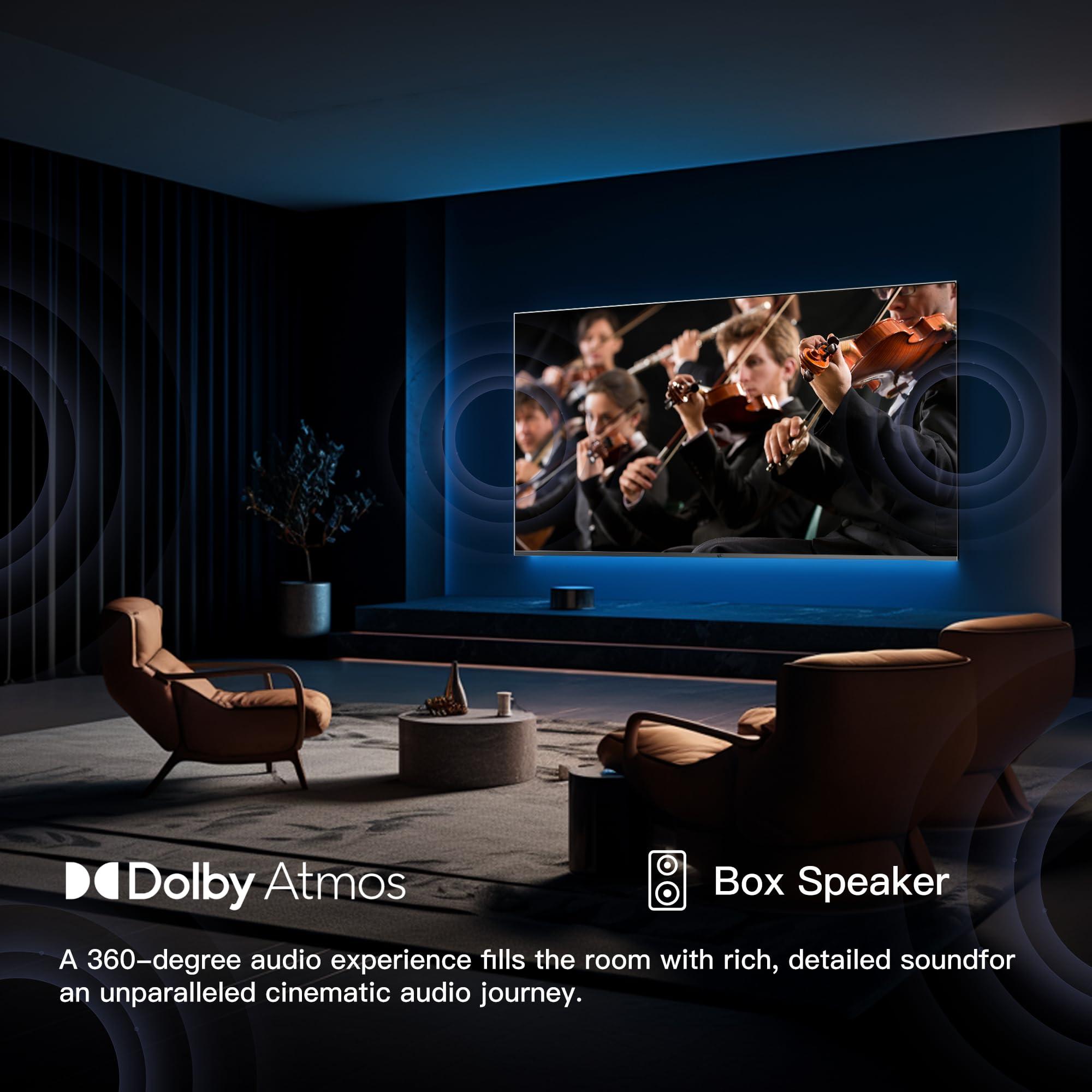 FPD FPD 50 Inch Smart TV, 4K LED Google TV with Google Play Built-in Google Cast, HDR 10, MEMC, Voice Remote, Dolby Atmos & Vision, UHD Stream Live Television (CG50-C3,2024)