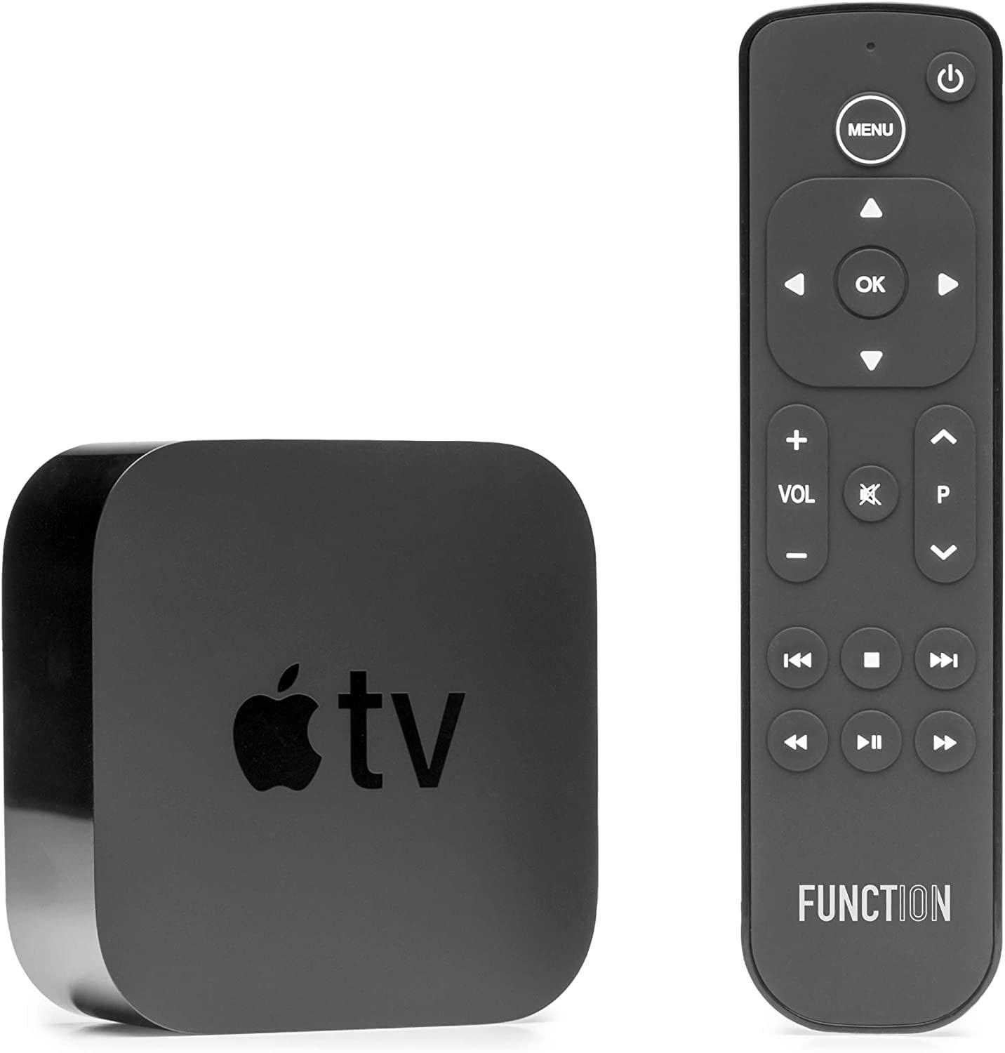 Function101 Function101 F101-ATVRM 3-Pack | Replacement Button Remote for Apple TV | Infrared Connectivity | 2 AAA Batteries Included