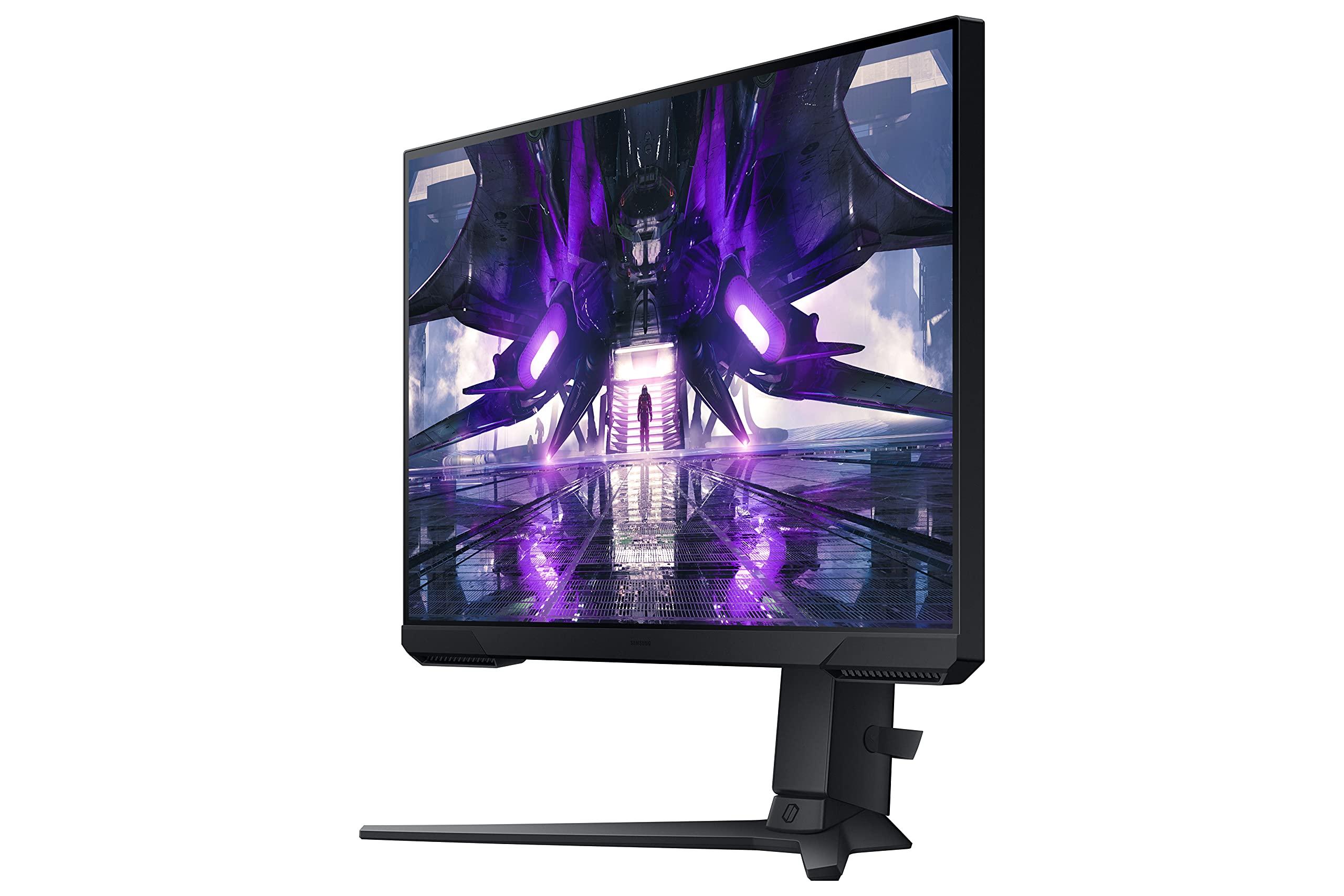SAMSUNG SAMSUNG 27" Odyssey G32A FHD 1ms 165Hz Gaming Monitor with Eye Saver Mode, Free-Sync Premium, Height Adjustable Screen for Gamer Comfort, VESA Mount Capability (LS27AG320NNXZA)