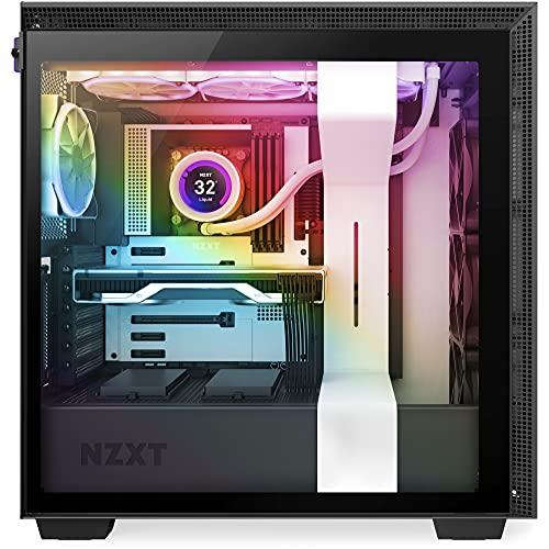 NZXT NZXT Kraken Z73 RGB 360mm - RL-KRZ73-RW - AIO RGB CPU Liquid Cooler - Customizable LCD Display - Improved Pump - Powered by CAM V4 - RGB Connector - Aer RGB 2 120mm Radiator Fans (3 Included) - White