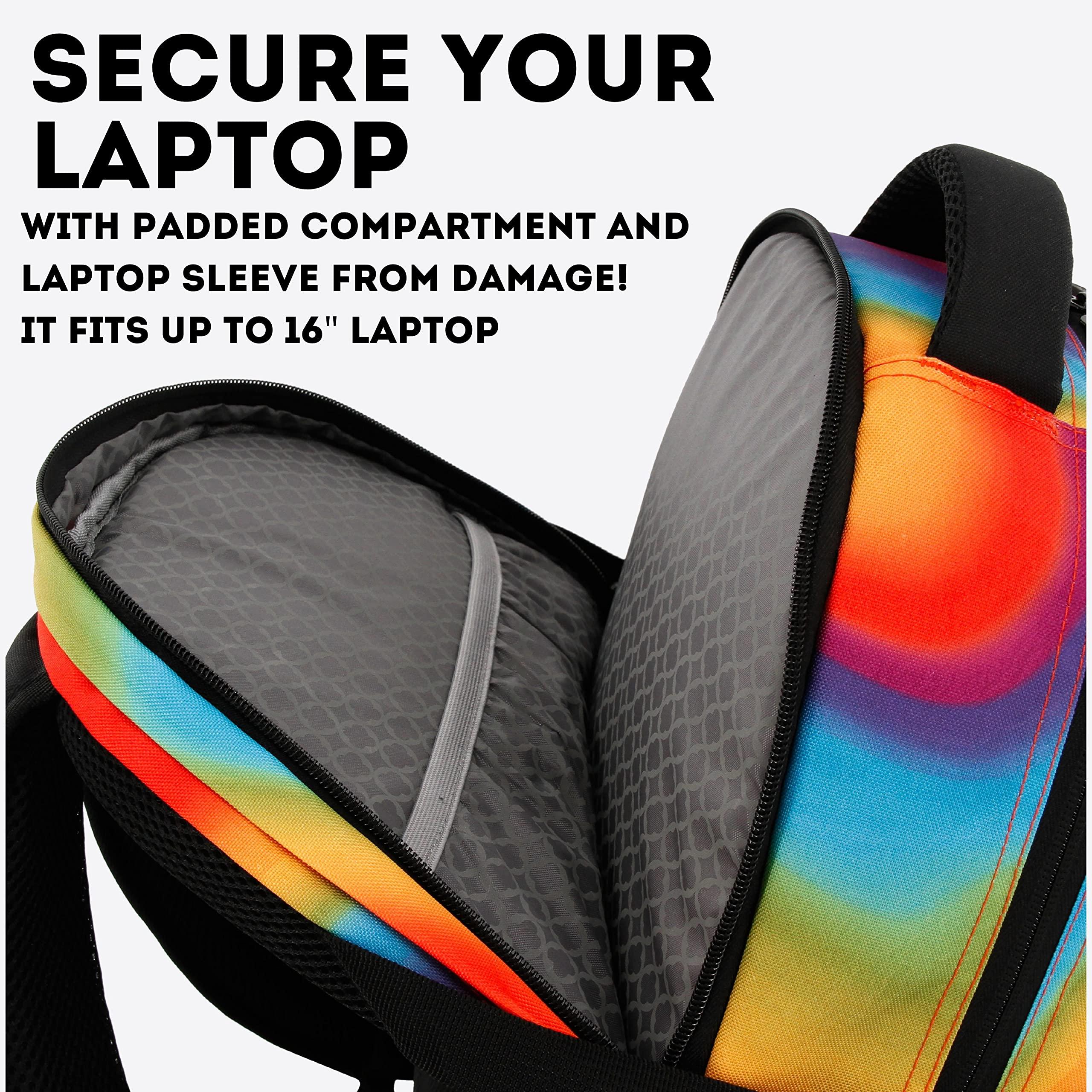 J World New York J World New York Atom Multi-Compartment Laptop Backpack, Heat, One Size