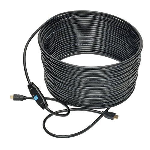 Tripp Lite Tripp Lite Active High-Speed HDMI Cable with Built-In Signal Booster, 1920 x 1080 (1080p) @ 60 Hz (M/M), Black, 50 ft. (P568-050-ACT)
