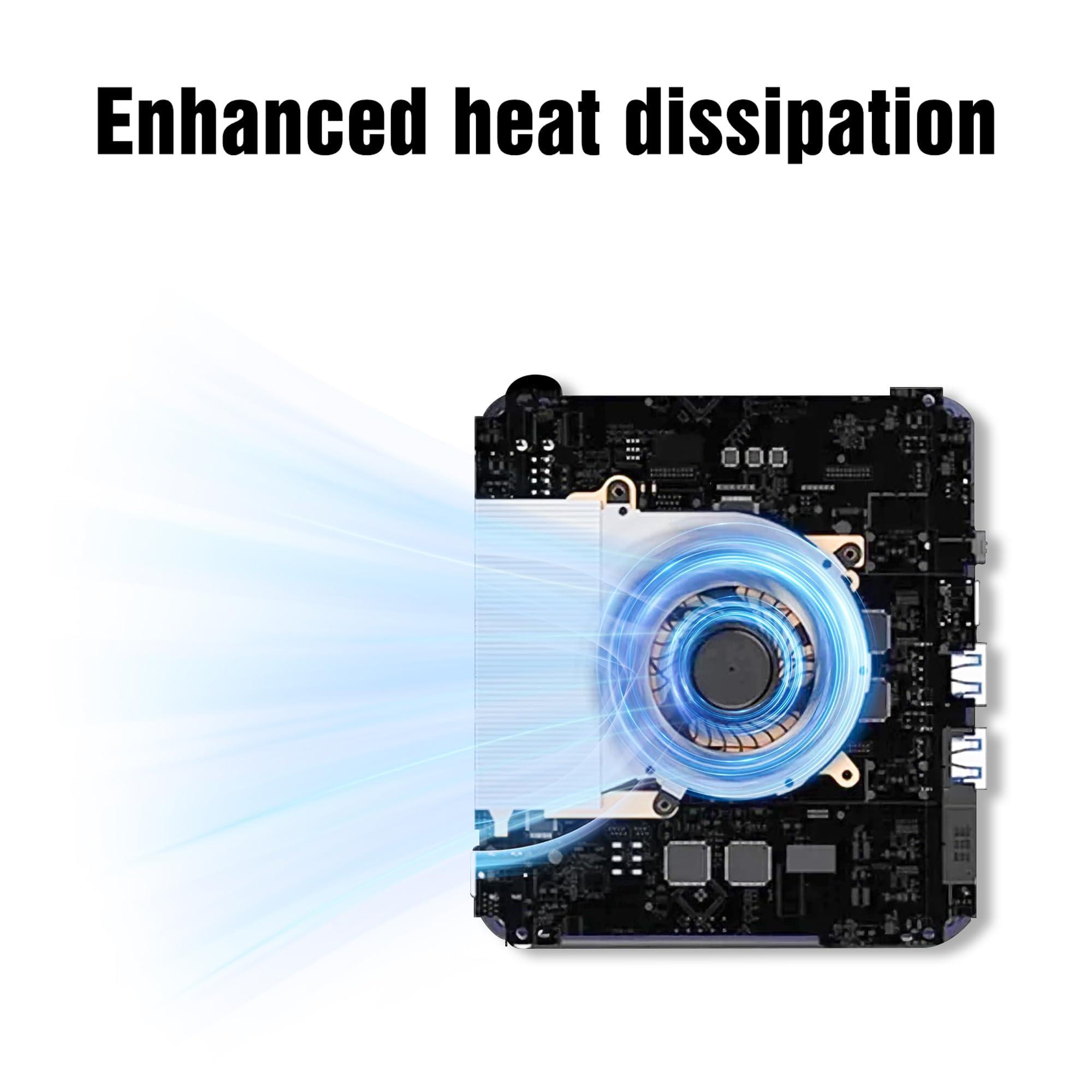 Dozlzyp 4K HD Mini Gaming PC Windows 11 Pro, AMD Ryzen 9 6900HX, 4* USB, 2* HDMI, Type-C USB4.0, 2* Lans 2.5G, Desktop Mini Computer, Wi-Fi 6E BT5.3, 64GB DDR5 1TB PCIe