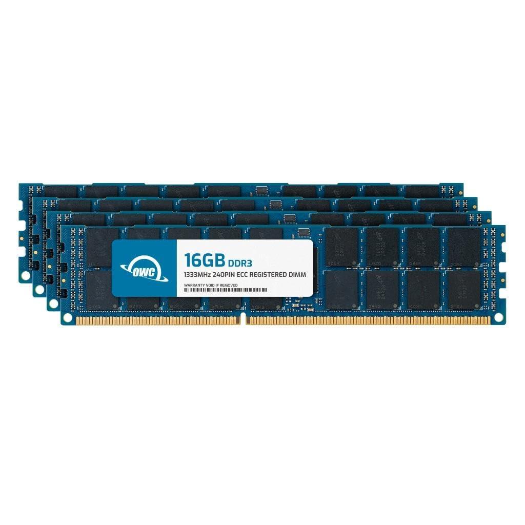 OWC OWC 64GB (4x16GB) DDR3L 1333 PC3L-10600 CL9 2Rx4 240-pin 1.35V ECC Registered RDIMM Memory RAM Module Upgrade Kit Compatible with Cisco UCS B230 M2 C260 M2